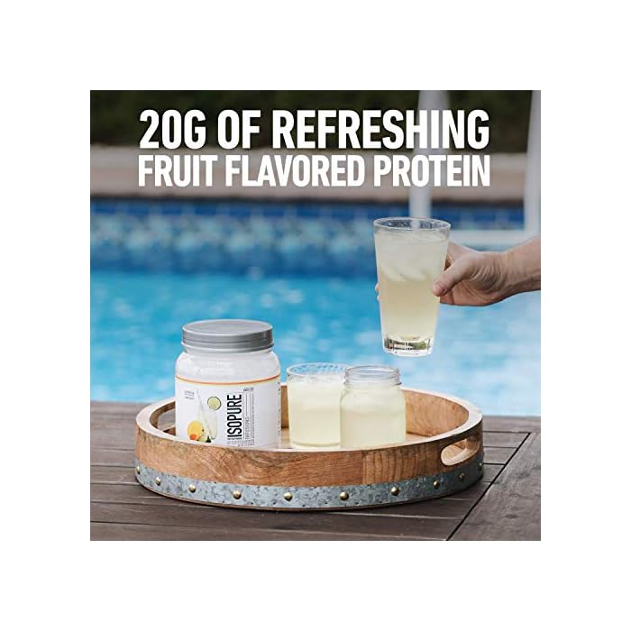 Isopure Protein Powder, Clear Whey Isolate Protein, Post Workout