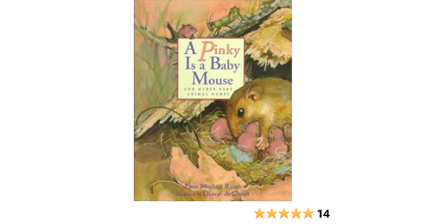 A Pinky Is A Baby Mouse And Other Baby Animal Names Ryan Pam Munoz Degroat Diane Amazon Com Books