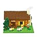 Nanoblock Swiss Log Cabin Building Set