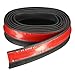AUDEW Universal 98'' Car Front Bumper Rubber Skirt Protector Lip Splitter Body Spoiler