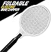 Bug Zapper Fly Swatter Racket – Indoor and Outdoor Electric Insect, Bee, Wasp, Mosquito, Fly, Gnat and Stinger Bug Killer and Repeller - Takes Just One Swing To Zap with 3-Layer Safety Mesh