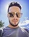 AEVOGUE Sunglasses For Men Square Oversized Metal Frame Brand Designer AE0436 (Gold, 67)