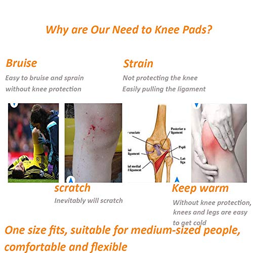 Zelen Elbow Pads Protector Knee Pads for Adults Padded Indoor Volleyball Cushion Woman Skiing Skating Gym Football Gardening Dance Knee Pads Soccer Sleeve Heel Brace Athletic Soft