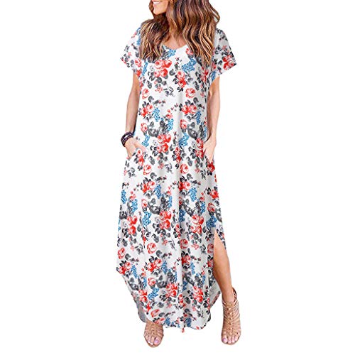 1 Women+Summer+Split+Maxi+Dress