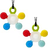 Chewy Necklace Sensory, Seeway Silicone Chew Necklace for Sensory Kids, Adjustable Length Autism Chew Toys for Anxiety ADHD SPD or Other Sensory Needs Boys and Girls 【2 Pack】