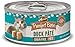 Merrick Purrfect Bistro Grain Free Premium Soft Canned Pate Adult Wet Cat Food, High Protein Duck Recipe - (Pack of 24) 5.5 oz. Cans