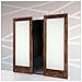 DIYHD 10ft Stainless Steel Top Mount Bi-parting Double Sliding Barn Closet Wood Cabinet Door Track Hardware Kit To Hangl 2 Doors