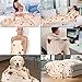 JISUSU Burritos Tortilla Blanket,Tortilla Warmer Blanket Realistic Soft Plush Comfort Round Food Blanket for Boys Girls Adults,Giant Human Taco Blanket-Diameter 60 inches …