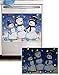 Glow In The Dark Snowman Dishwasher Magnet