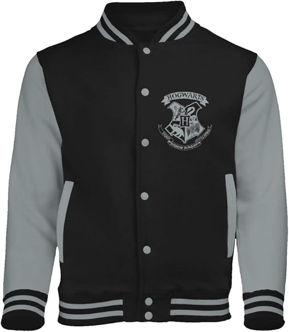 Harry Potter 'Hogwarts Crest' Baseball Style Varsity Jacket (Medium) at