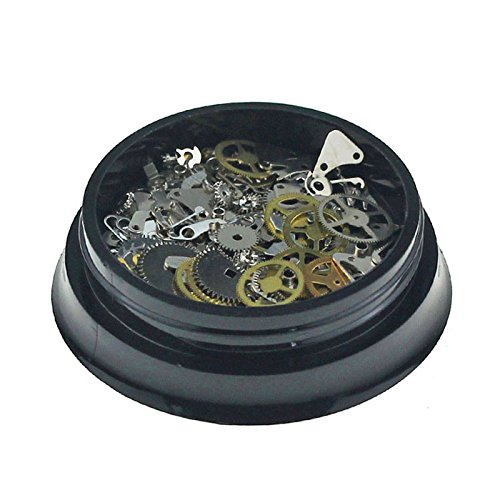 Metal Nail Art Decoration Punk Machinery Gear Boxes Mixed Nail Stick Decoration