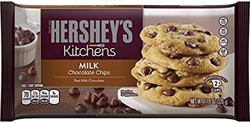 Hersheys Kitchens Milk Chocolate Baking Chips 11.5 oz. (Pack of 2)