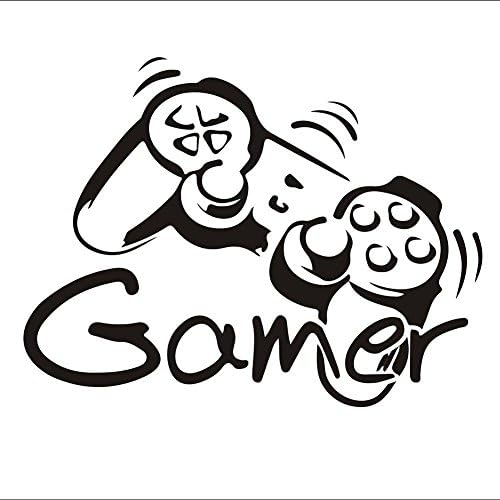 Ruip Game Controller Gamer Game Zone Wall Art Sticker Decal Home DIY Decoration Wall Mural Removable Bedroom Decor Sticker