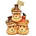 Gift Boutique Thanksgiving Decorations Give Thanks Scarecrow Sack Figurine Table Topper Harvest Autumn Resin Centerpiece Fall Figure for Fireplace Mantle Porch Garden Yard Home Party Decor Accessories