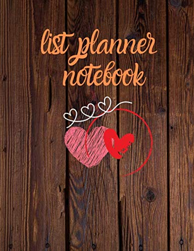 list planner notebook: Checklist Notebook