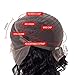 ORIGINAL QUEEN Human Hair Wigs Water Wave 12Inches Wet and Wavy Lace Front Wigs Human Hair Water Wave Frontal Wigs Pre Plucked Lace Front Wigs Human Hair Short Curly Lace Frontal Wigs