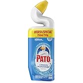 Pato Limpador Sanitário Gel Desinfetante, Marine, Limpeza Profunda 750ml