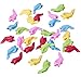 Leyaron 30 Pcs Silicone Pencil Grips Ergonomic Writing Aid, Right Handed Pen Training Grip Holder for Kids, Students and Adults, Assorted Colors