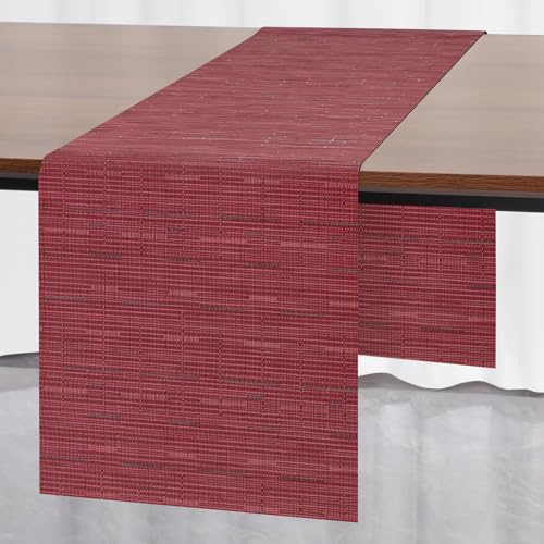 JUN Red Table Runner Home Decor