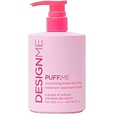 DESIGNME PUFF.ME Volumizing Treatment Whip | Lightweight Hair Volumizer Mask with Hyaluronic Acid for Fine & Medium Hair | Ad
