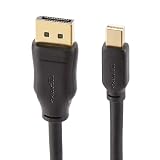 Amazon Basics Mini DisplayPort to DisplayPort Cable 4K 1.8m Gold Plated view 3