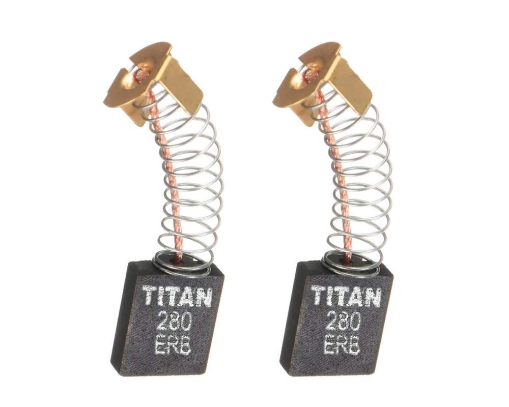 LAZER ELECTRICS Motor Carbon Brushes Pair for Titan TTB280DRH Breakers (6 x 16 x 16mm)