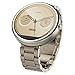 Motorola Moto 360 Androidwear Smartwatch 1st Generation - 46mm (Certified Refurbished) (Champagne Metal - Slim Fit )