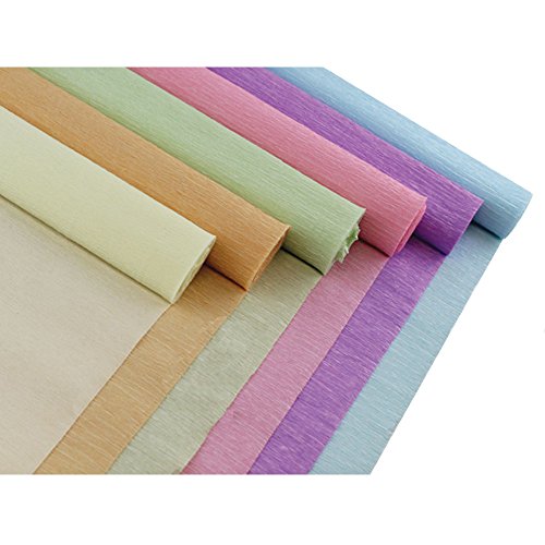 Just Artifacts 90g Premium Crepe Paper Roll, 8ft Length/20in Width
