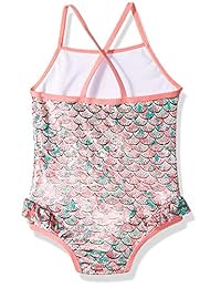 Pink Platinum - Bañador para niña (diseño de sirena)