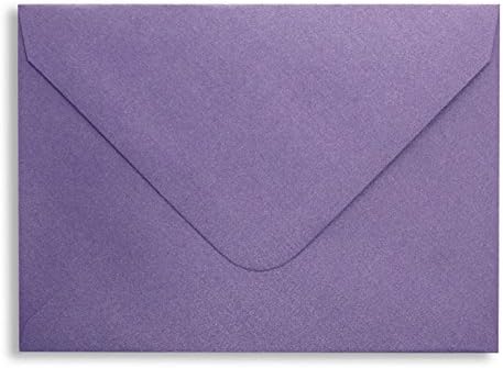 Amethyst A7 Euro Curved Flap Invitation Envelopes - Pack of 50