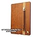Jisoncase Apple Pencil Case Cover Genuine Leather Slim Sleeve Carrying Bag Protective Pencil Holder with Elastic Band for Apple iPad Pro Pencil Brown JS-APL-01A20