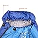 CampFENSE Sleeping Bag Lightweight Portable Compact Backpacking Outdoor Hiking Camping Equipment Tools Gear for Kids Youth Adult Men Women with Compression Storage Bag (Blue)