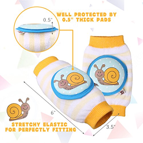 image for Ava & Kings Baby Knee Pads for Crawling - Babies Stuffs Gift Ideas for