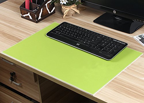 Blencen Gaming Mouse Pad Large, Waterproof Non-Slip Textured Leather Protector Mats Coasters For Office Desk Keyboard PC Computer Laptops, 23.6