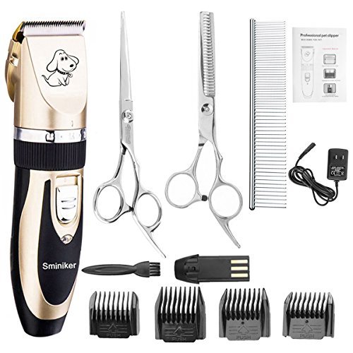 Sminiker Professional Rechargeable Cordless Dogs and Cats Grooming