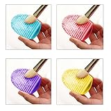 CY 1 set of 4ps Silicone Cosmetic Makeup Washing Brush Cleaner Finger Glove Hand Cleaning Tool