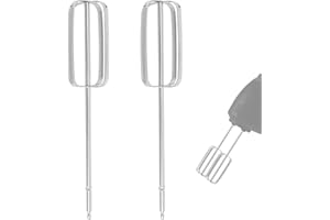 2pcs Hand Mixer Beaters Attachments for Black & Decker, Universal Stainless Steel Beaters Replacement Parts for Electric Hand