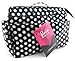 Periea Handbag Organizer - 15 Color Options (Black with White Polka Dots)