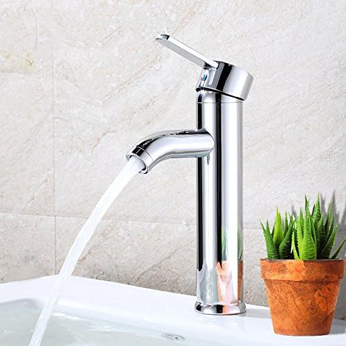 Purewill Fancy One Hole Handle Mixer Tap Alloy Vessel Waterfall
