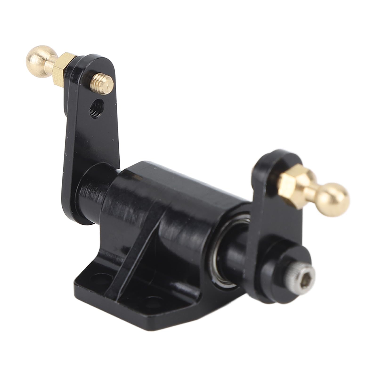 RC Car Servo Bracket for 1/14 Dump Truck, Metal Beam Servo Mount Stand with Screw Nut, RC Servo Steering Servo Mount Bracket RC Car Boat Model Parts