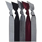 Emi-Jay Hair Tie Collection - Houndstooth 5 Pack