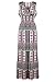 G2 Chic Women's Bohemian Printed and Patterned Spring and Summer Dress