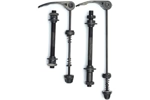 Universal MTB Long & Short Bike Quick Release Lever Tool Bicycle Wheel Hub Skewer Front & Rear Hollow Shaft 4 Pcs
