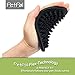 Pet Hair Remover Curry Comb by PetPäl with Massage Effect | Premium Shedding Rubber Brush | Dog & Cat Grooming | Great for Short & Medium Coats | for a Healthy, Shiny Fur