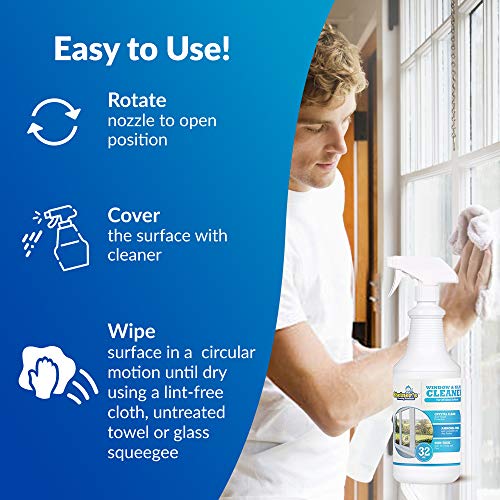 Sheiner’s AmmoniaFree Glass Cleaner, Safe Glass Window Cleaner