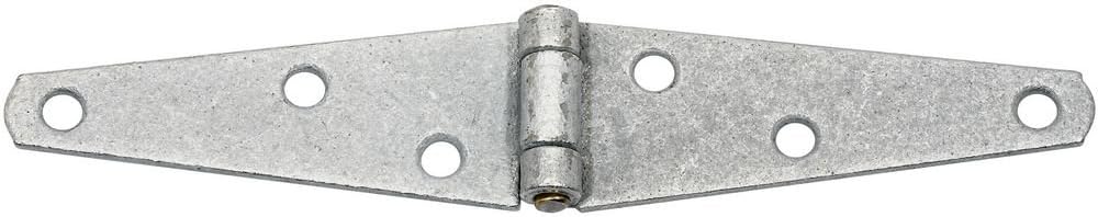 National Hardware N127-753 Light Strap Hinges in Galvanized, 3
