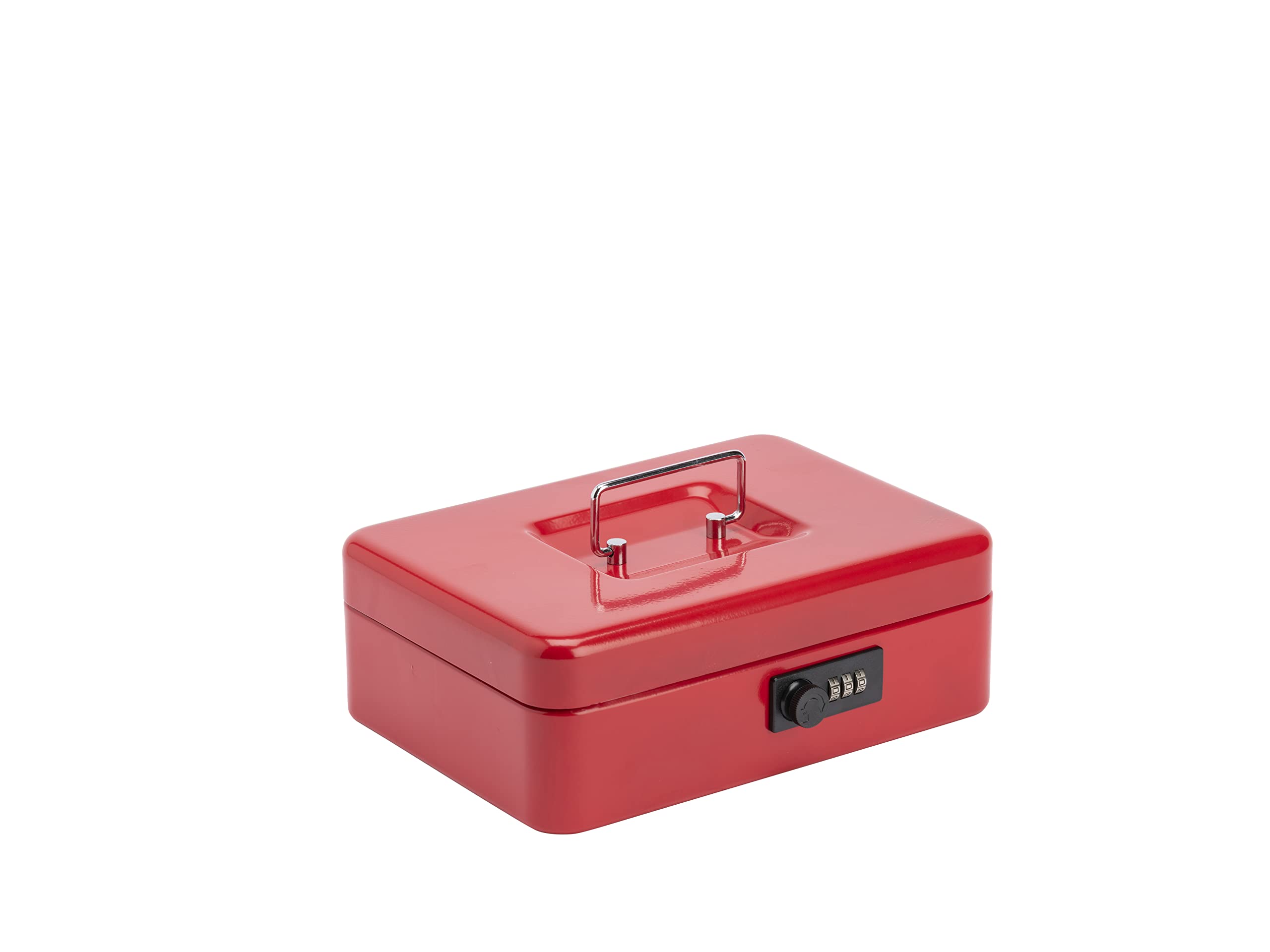 Burg Wachter CB03CR 10" Money 5025 Combination Lock Cash Box - Red