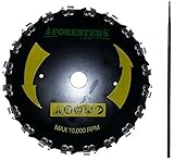 Forester Chainsaw Tooth 9" Brush Blade with 3/16" Round File 2 Piece Bundle