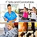 SocksLane Cotton Compression Socks for Women & Men. 15-20 mmHg Support Knee-High Black X/W