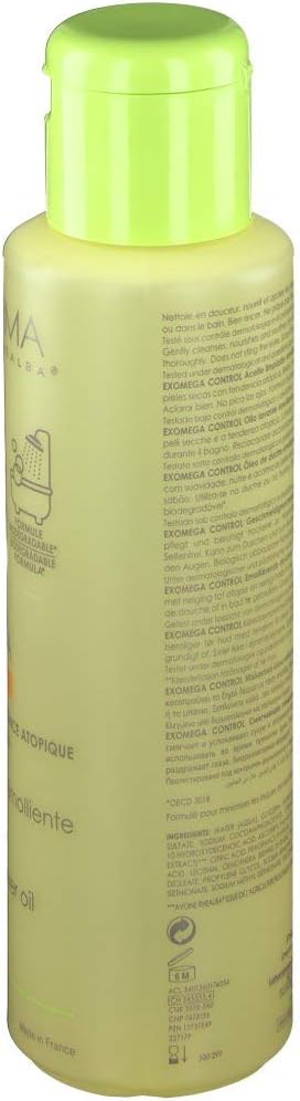 Aderma, Exomega Shower Oil 500 ml, Black/White, 500 ml (Pack of 1) - Image 4